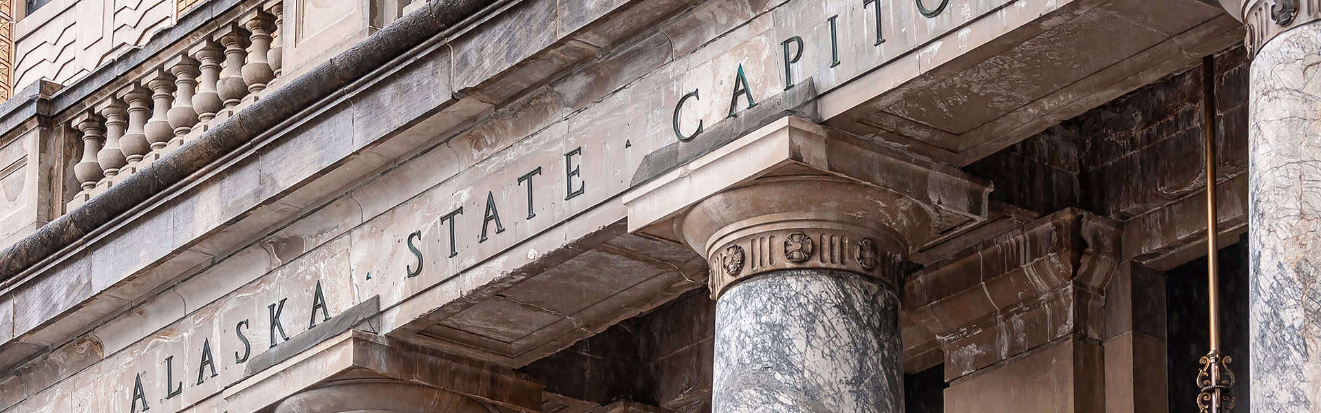 Closeup, Frieze of Alaska State Capitol